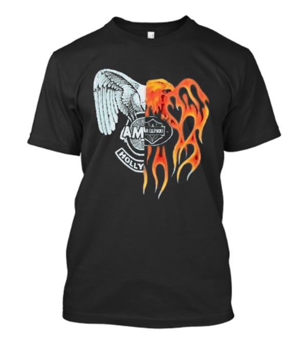 Louis Tomlinson HDWGH Tour Prague Amiri Spliced Angel Flames 2026 T-Shirt