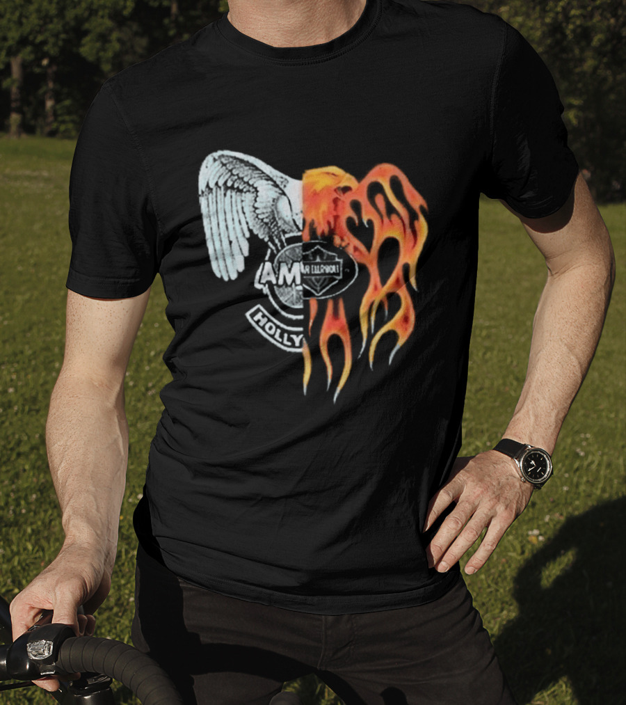 Louis Tomlinson HDWGH Tour Prague Amiri Spliced Angel Flames 2026 T-Shirt