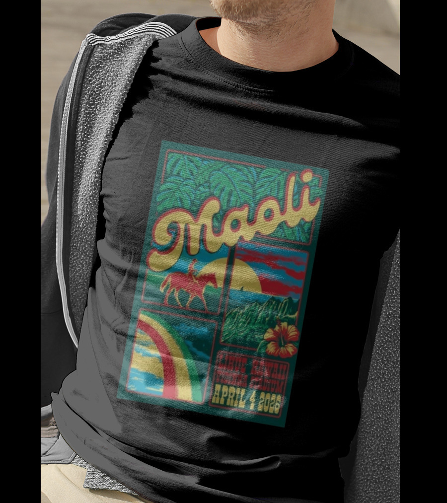 Maoli Music Island Vibe Tour Vidinha Stadium Lihue Hawaii April 4 2026 T-Shirt