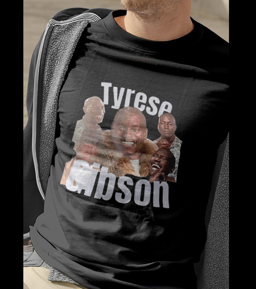 Tyrese Gibson American Ships Free Multiple Expressions T-Shirt