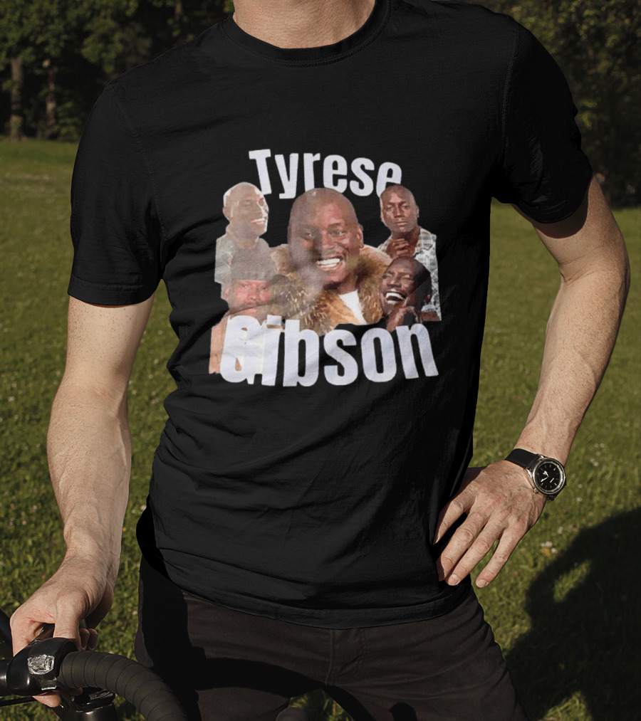 Tyrese Gibson American Ships Free Multiple Expressions T-Shirt
