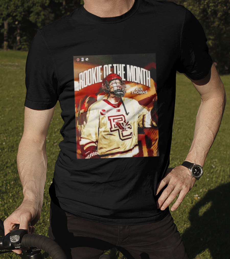 Rookie Of The Month Ava Thomas Boston College Hockey T-Shirt