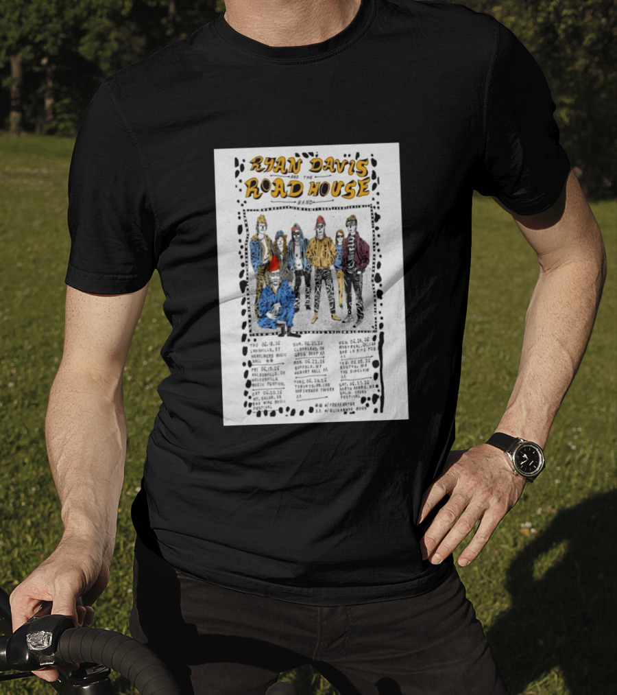 Ryan Davis Road House Band 2026 US Shows Tour Dates T-Shirt