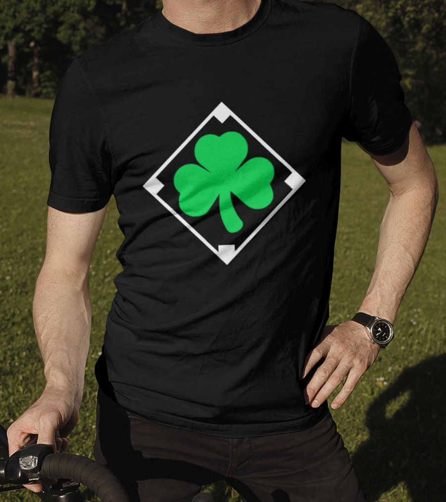 Shamrock Diamond Irish Licensed Clover T-Shirt