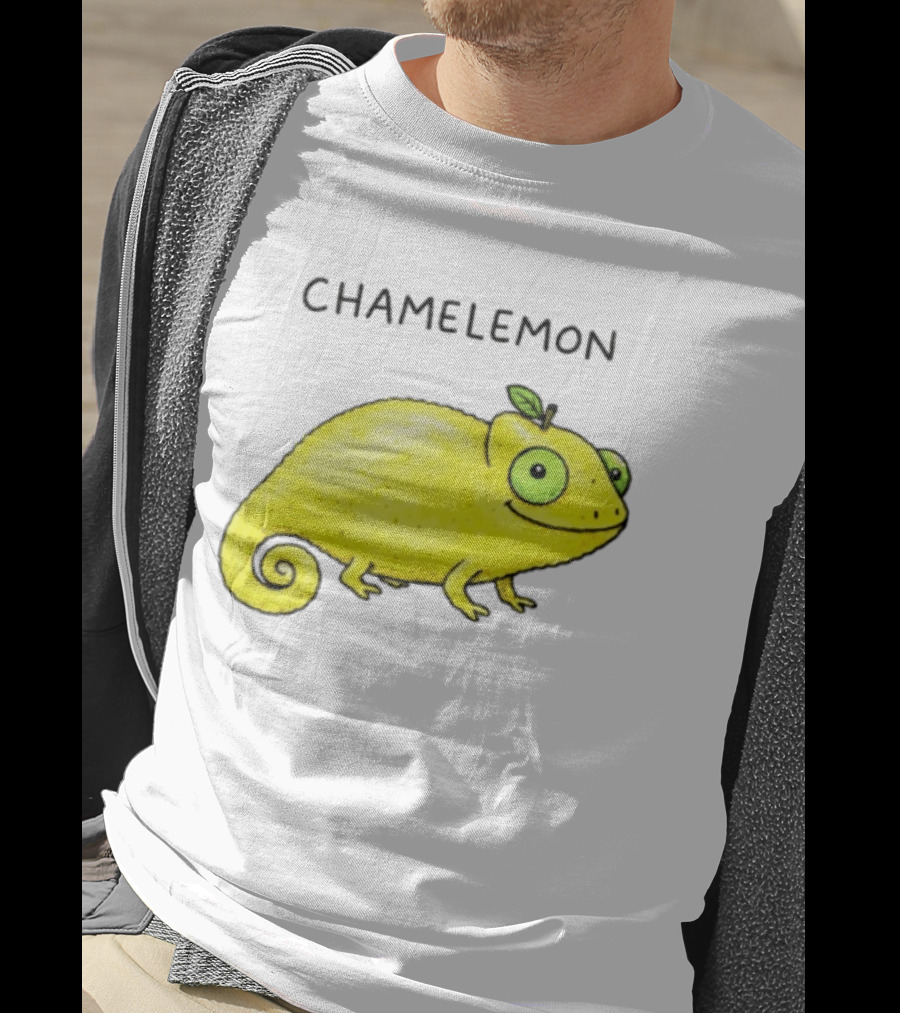 Chamelemon Lemon Chameleon Fruit Pun Humor T-Shirt