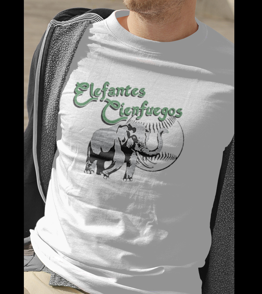 Elefantes Cienfuegos Elephant Vintage Baseball T-Shirt