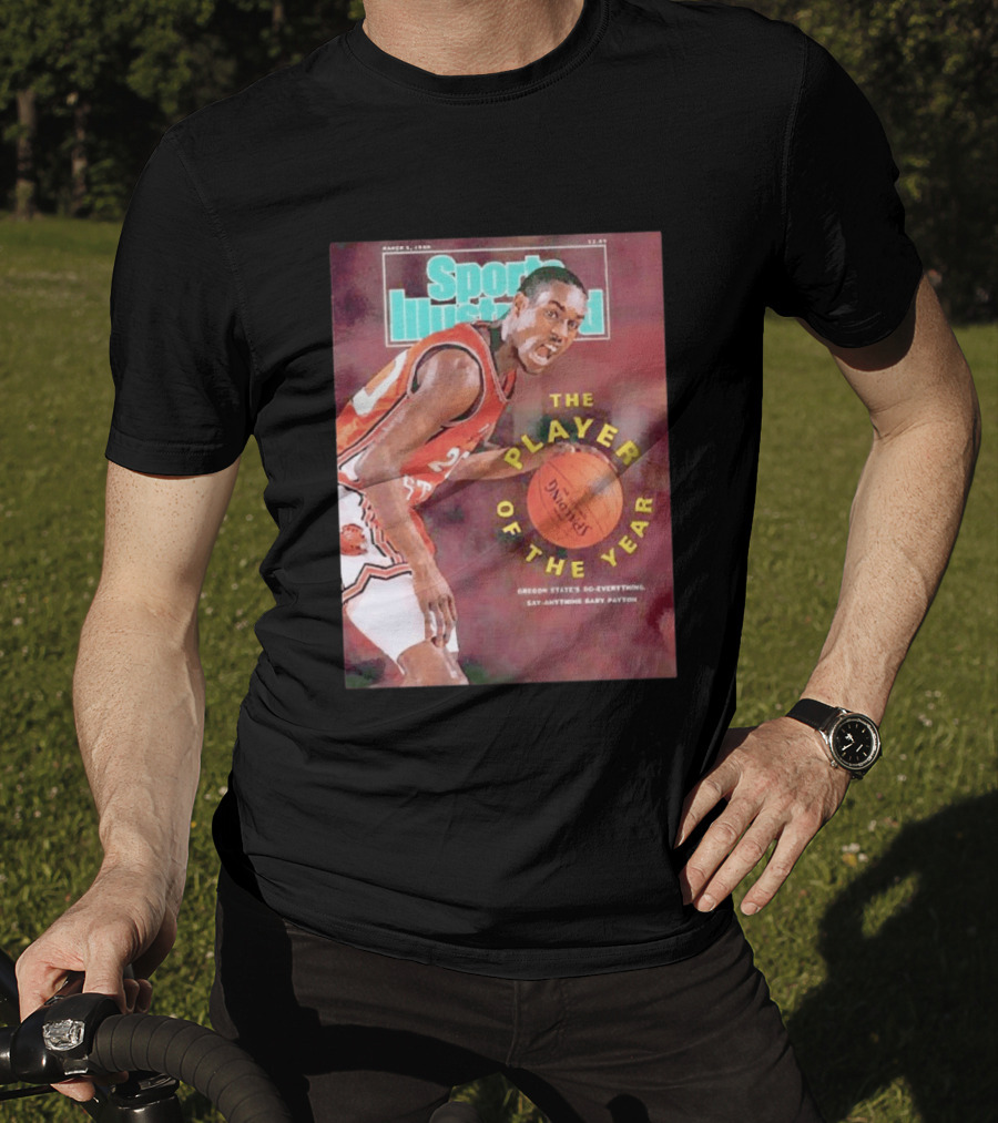 Sports Illustrated March 5 1990 The Player Of The Year Oregon State's Gary Payton T-Shirt