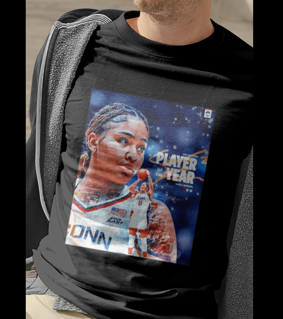 UConn Huskies The Athletic Player Of The Year Sarah Strong T-Shirt