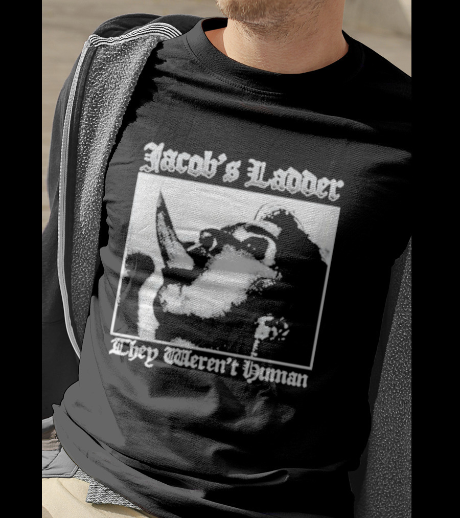 Jacob's Ladder 1990 Cult They Weren't Human Face Montage T-Shirt