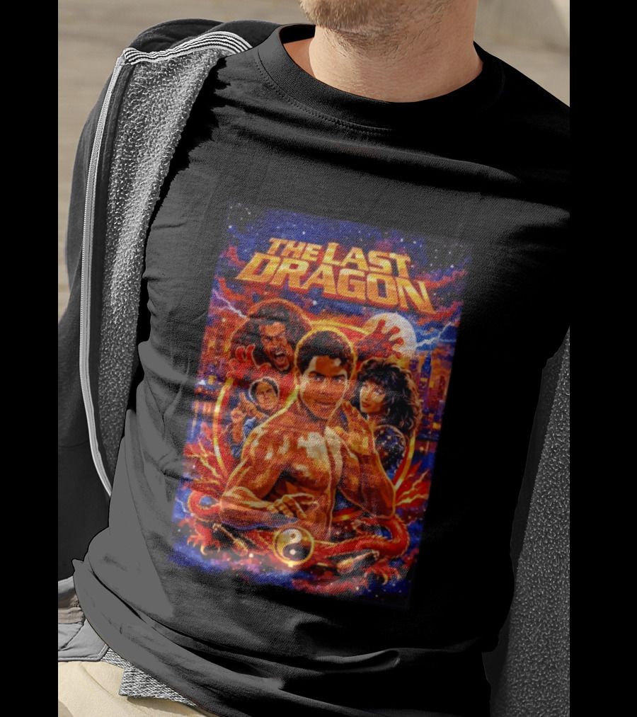 The Last Dragon 1985 Classic Martial Arts Movie Featuring Iconic Characters And Action T-Shirt