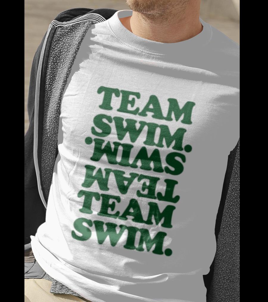 Johnnyswim Team Swim Team Swim Text Stacked T-Shirt