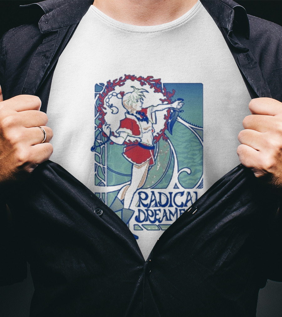 Radical Dreamers Frost Fatales 2026 Anime Girl Art Nouveau T-Shirt