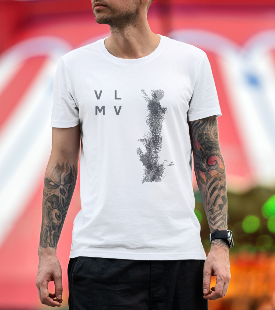 Vlmv There Will Come Soft Rains Abstract Monochrome T-Shirt