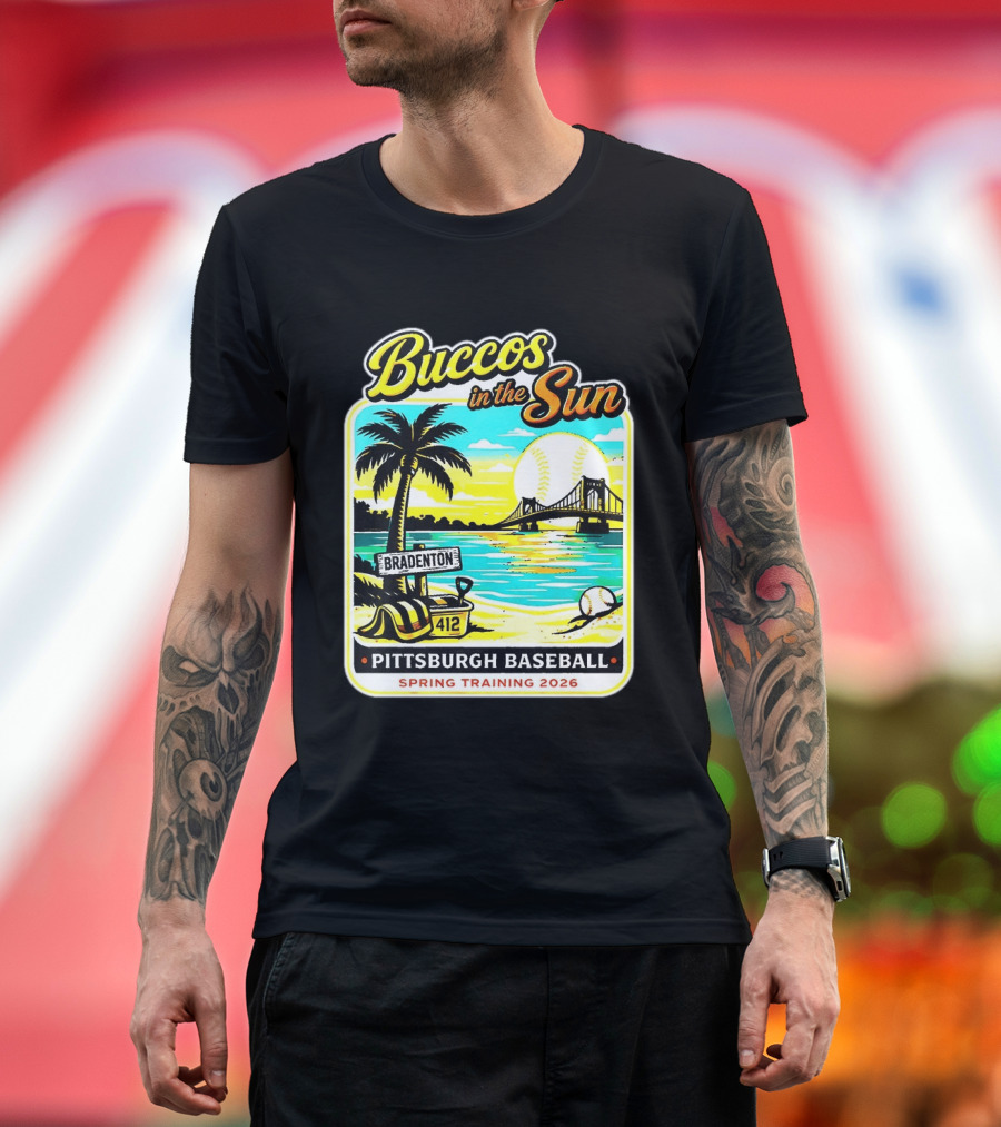 Buccos In The Sun Bradenton Pittsburgh Baseball Spring Training 2026 T-Shirt