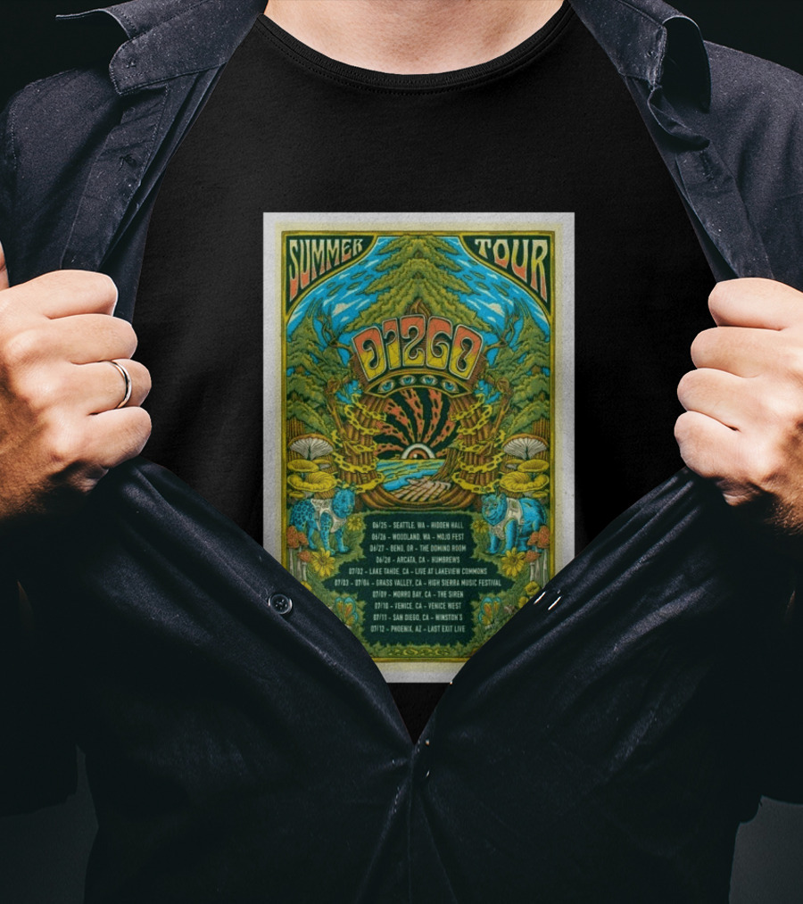 Dizgo Band Summer Tour 2026 T-Shirt