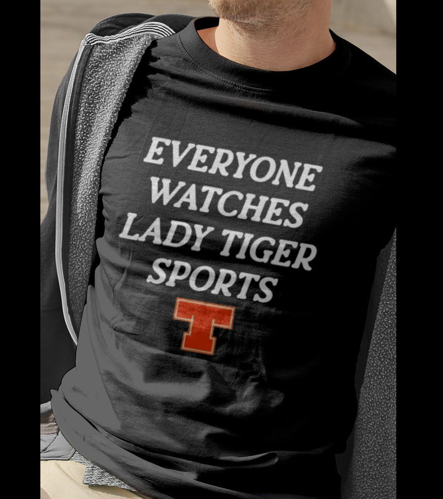Everyone Es Lady Tiger Sports Bold Orange T T-Shirt