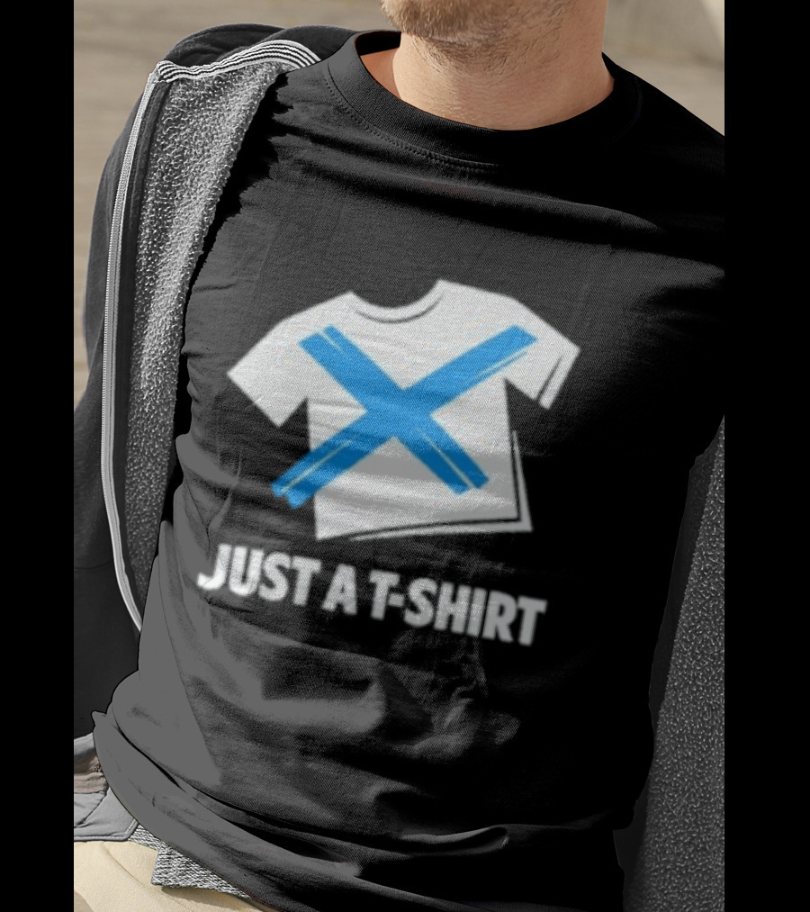 Just A Blue X T-Shirt