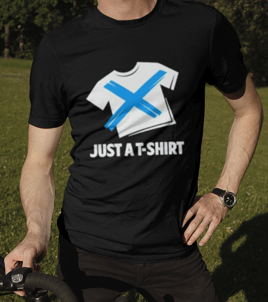 Just A Blue X T-Shirt