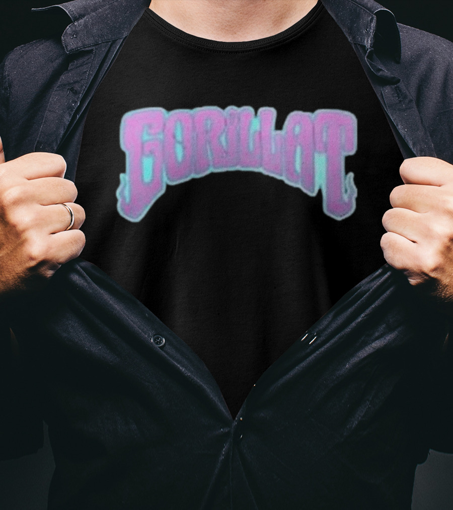Kt8 Gorillat Pink And Blue T-Shirt