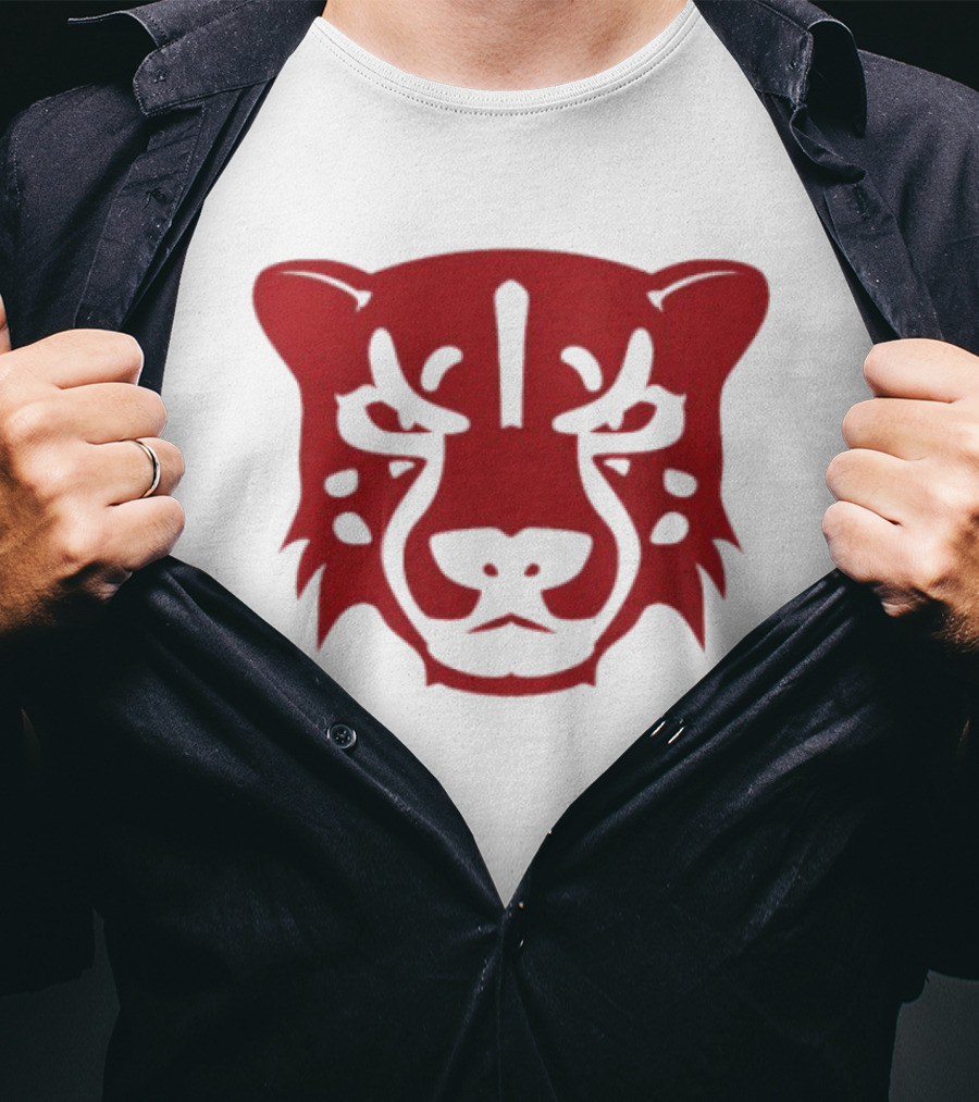 Asia Reaves Red Tiger Face Iconic Bold Expression T-Shirt