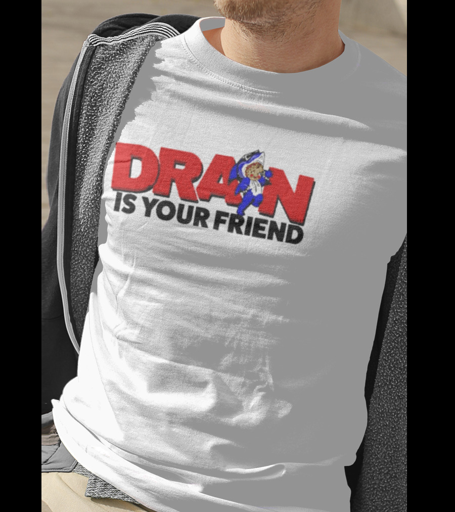 DRAN Is Your Friend Retro Cartoon Style Fun Nostalgia T-Shirt