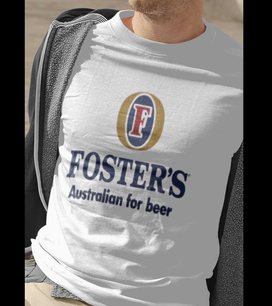 Foster's Australian For Beer Classic F Oval T-Shirt