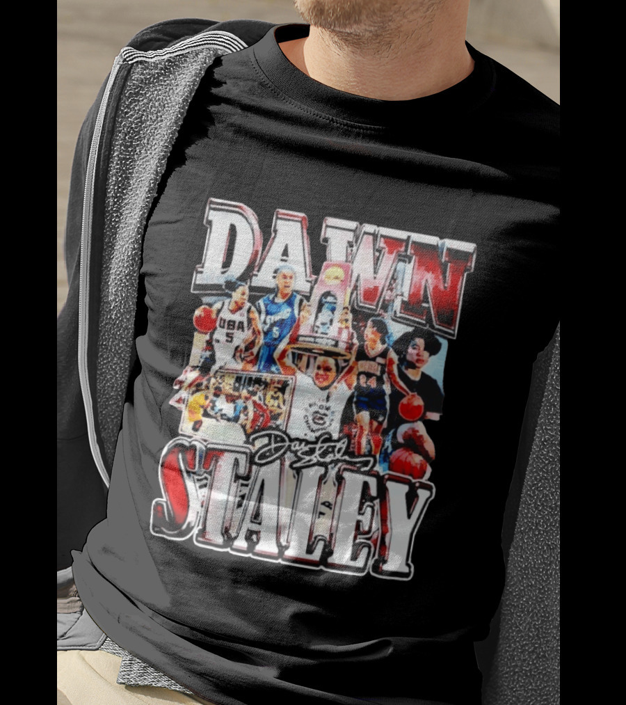 Dawn Staley South Carolina Gamecocks Basketball Collage USA Olympic Champion T-Shirt
