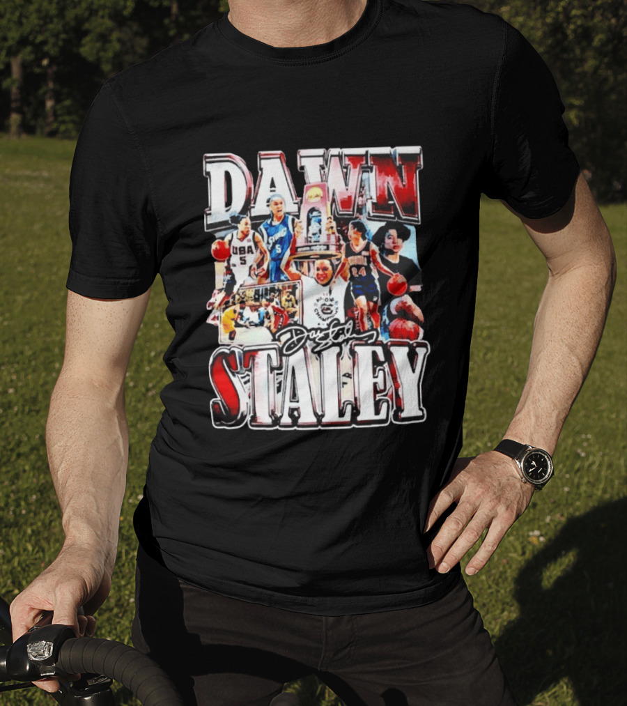 Dawn Staley South Carolina Gamecocks Basketball Collage USA Olympic Champion T-Shirt