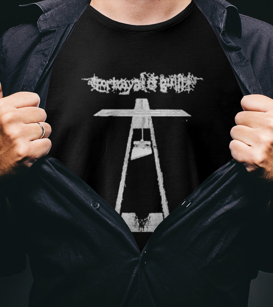 Run For Cover Records Portrayal Of Guilt Guillotine T-Shirt