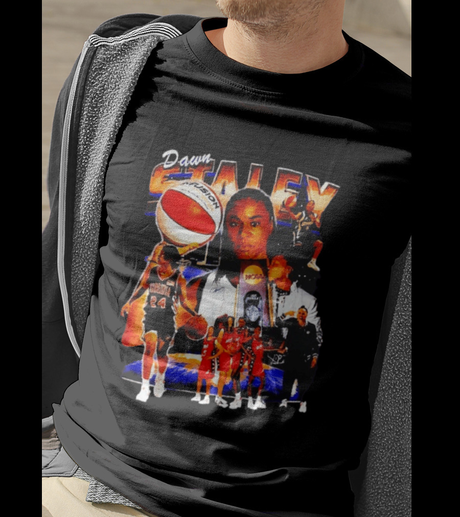Dawn Staley South Carolina Gamecocks NCAA Basketball Collage T-Shirt