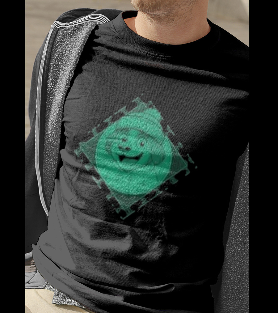 Borgy Borgy Greenlines Puzzle Dog With Beanie T-Shirt