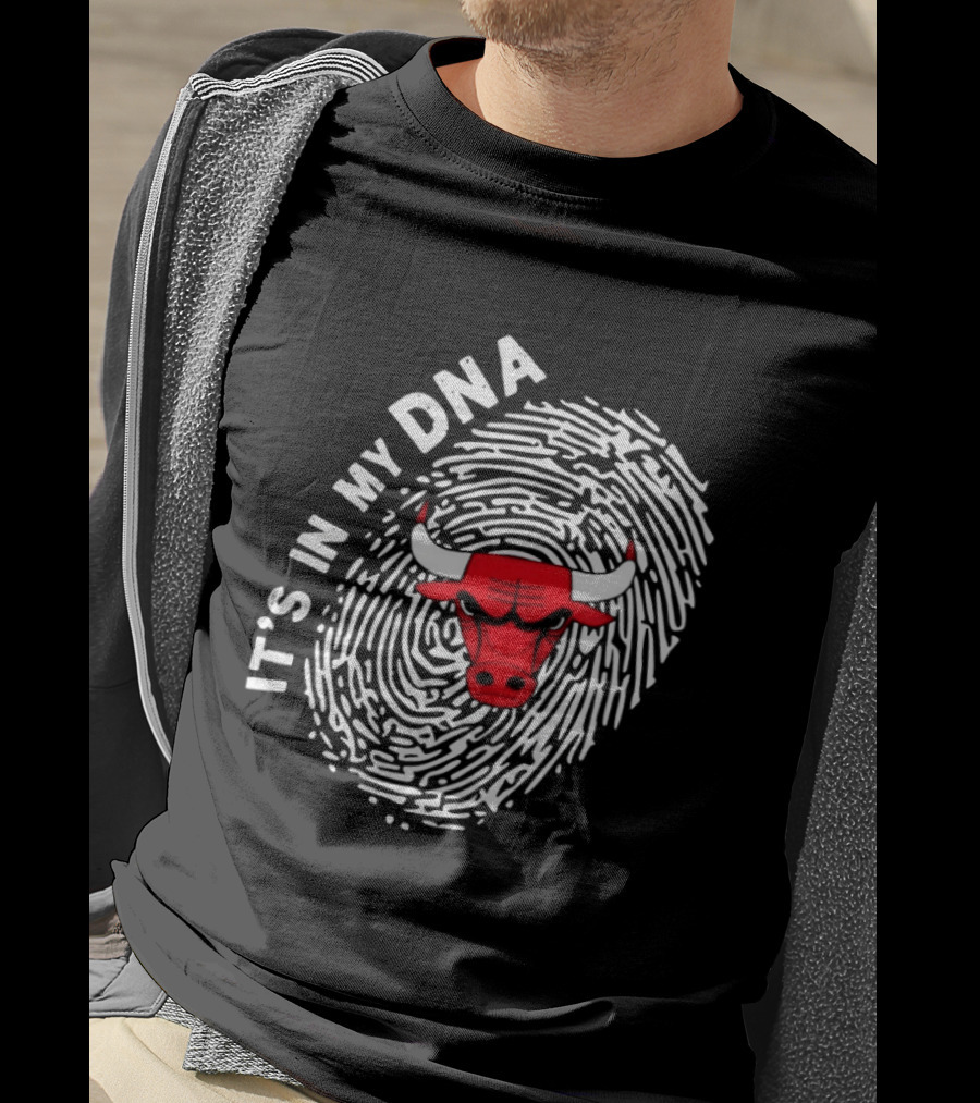 Chicago Bulls It's In My DNA Fingerprint T-Shirt