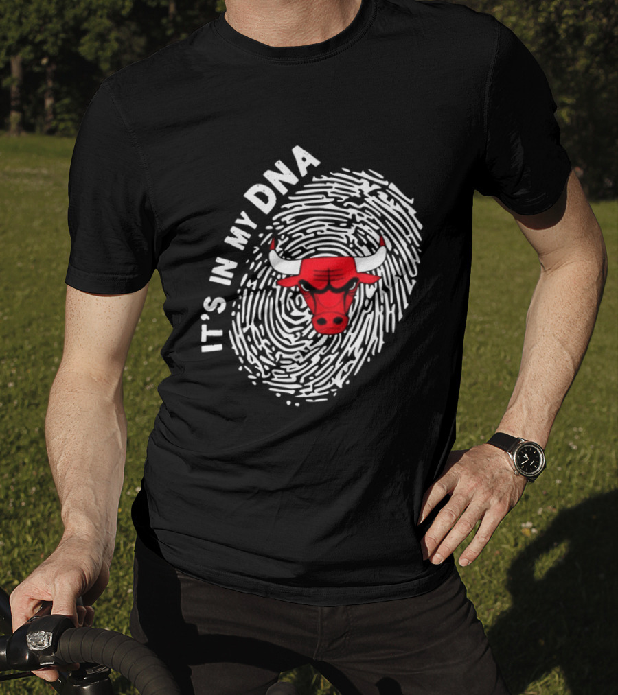 Chicago Bulls It's In My DNA Fingerprint T-Shirt