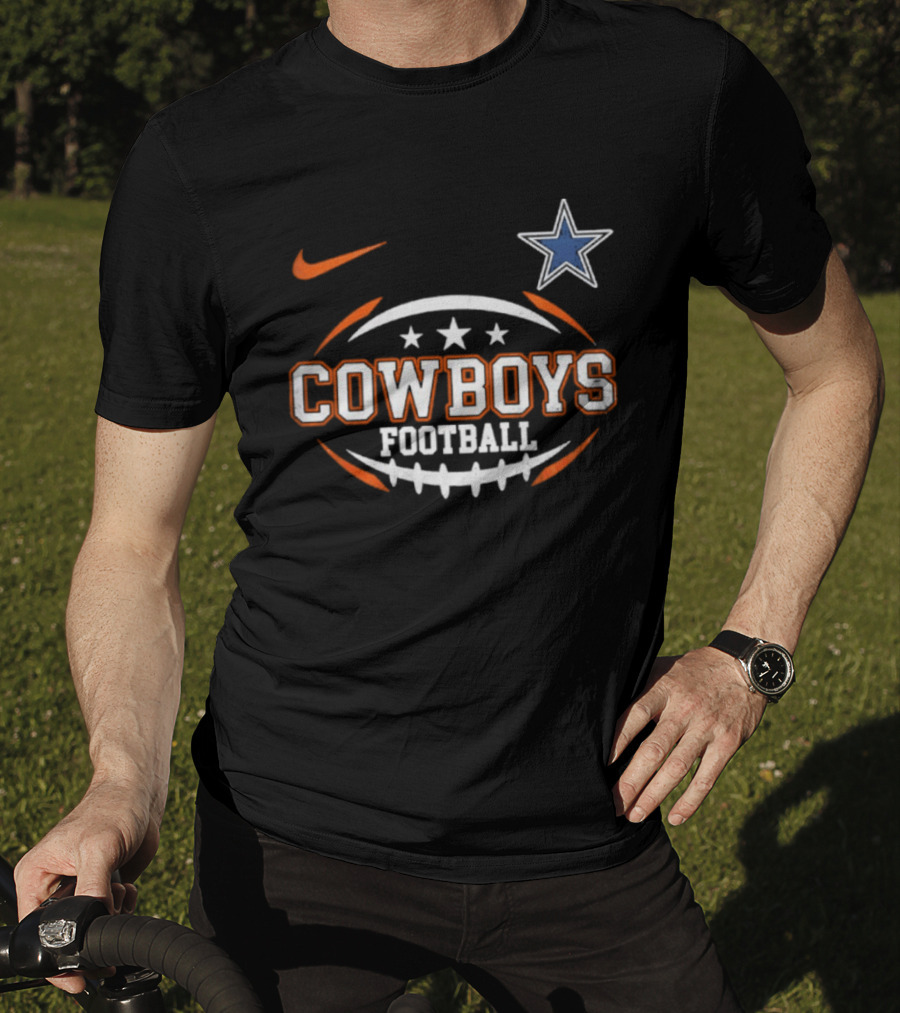 Cowboys Football Nike Star Logo Sports T-Shirt