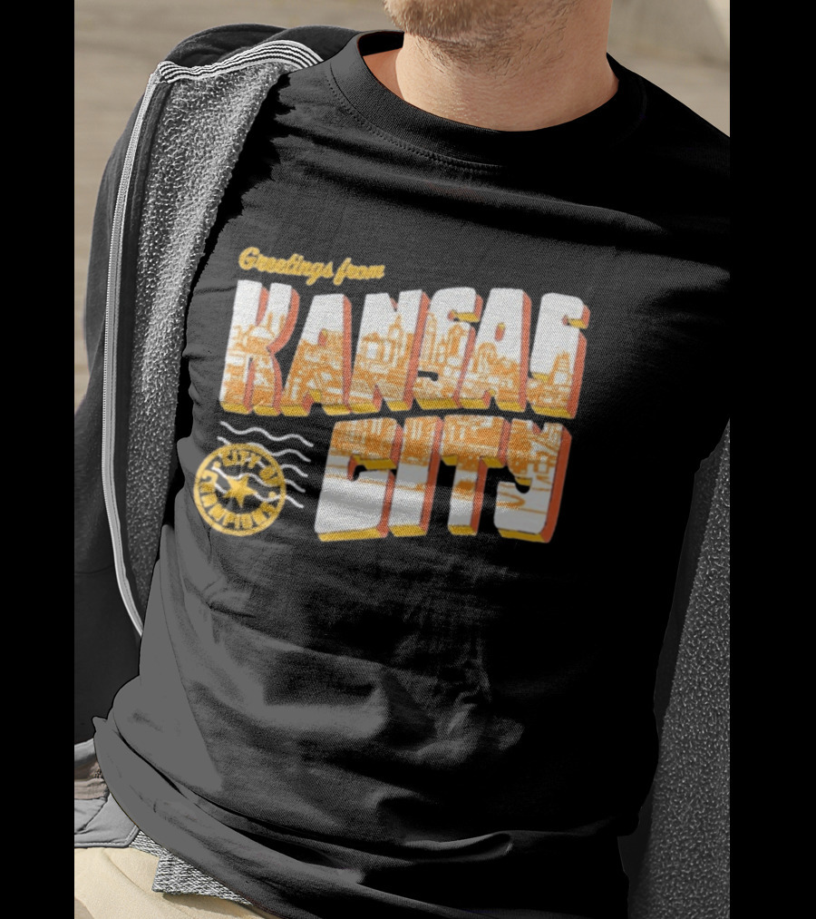 Greetings From Kansas City City Of Champions T-Shirt