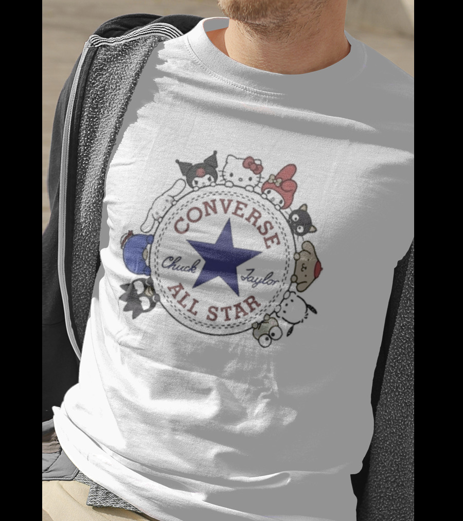 Converse All Star Chuck Taylor Hello Kitty And Friends Collaboration T-Shirt