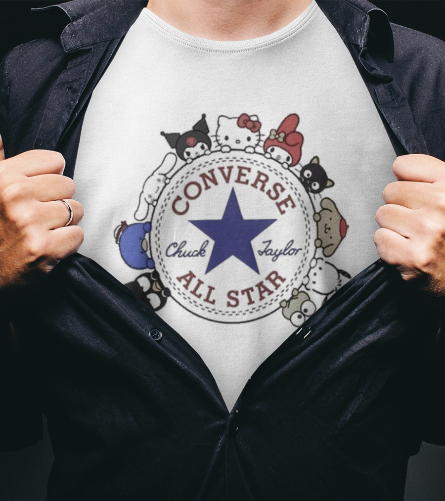 Converse All Star Chuck Taylor Hello Kitty And Friends Collaboration T-Shirt