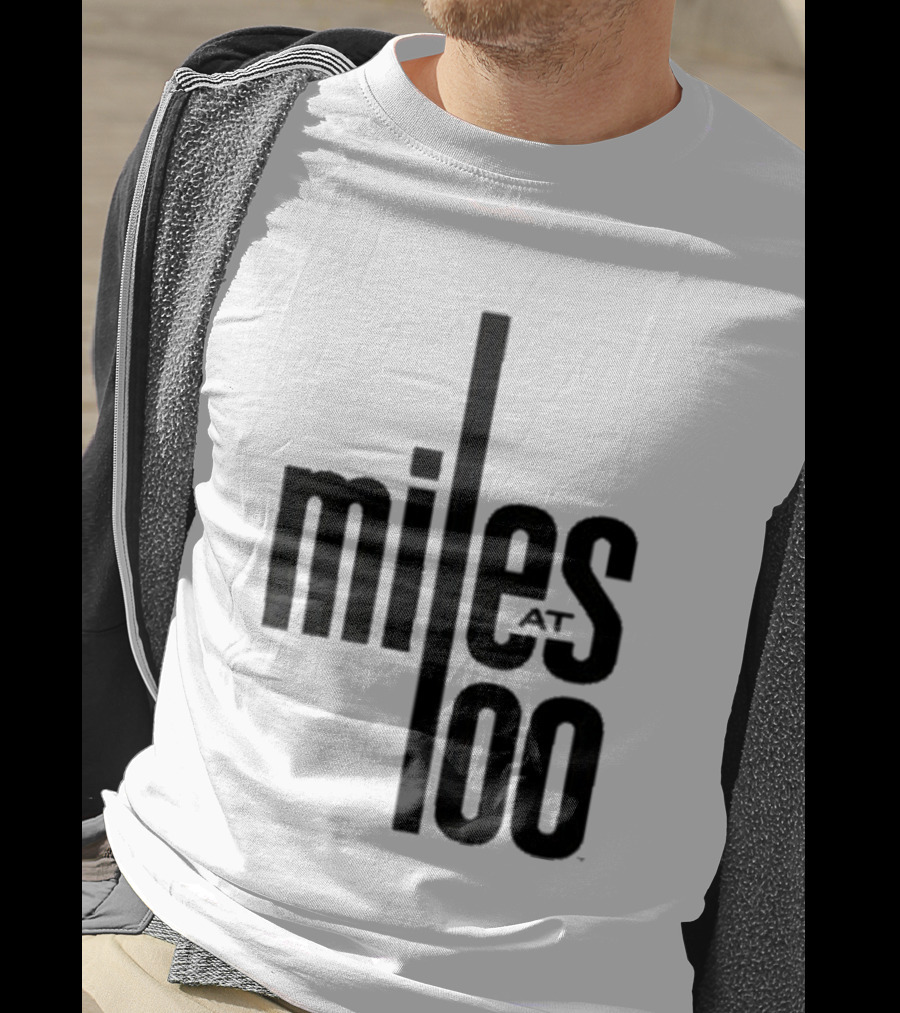 Miles Davis Miles At 100 Black T-Shirt