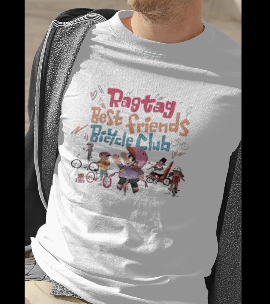 Ragtag Best Friends Bicycle Club Fun T-Shirt
