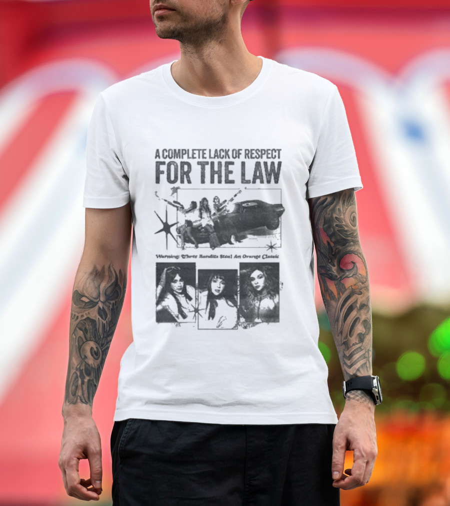 A Complete Lack Of Respect For The Law The Warning Kerosene Newspaper T-Shirt