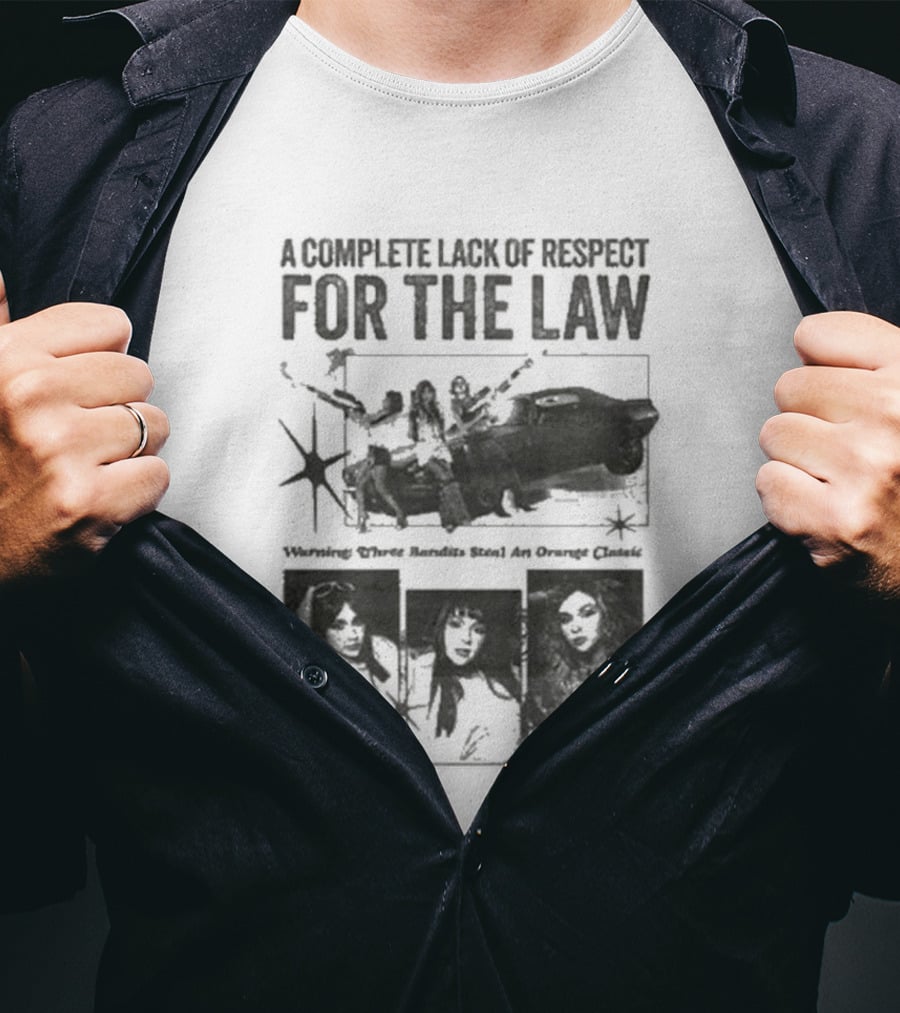 A Complete Lack Of Respect For The Law The Warning Kerosene Newspaper T-Shirt