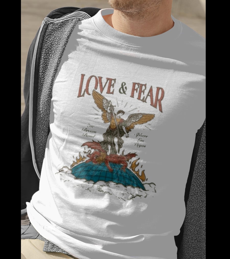 Zac Brown Band Love & Fear Sphere Guardian Angel And Dragon T-Shirt