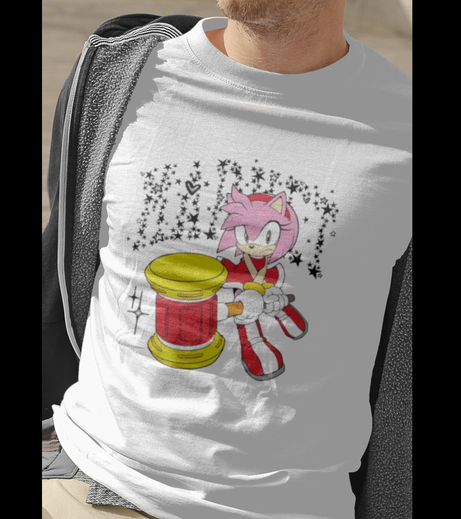 TiaCorine X Hedgehog Amy Rose Collaboration T-Shirt