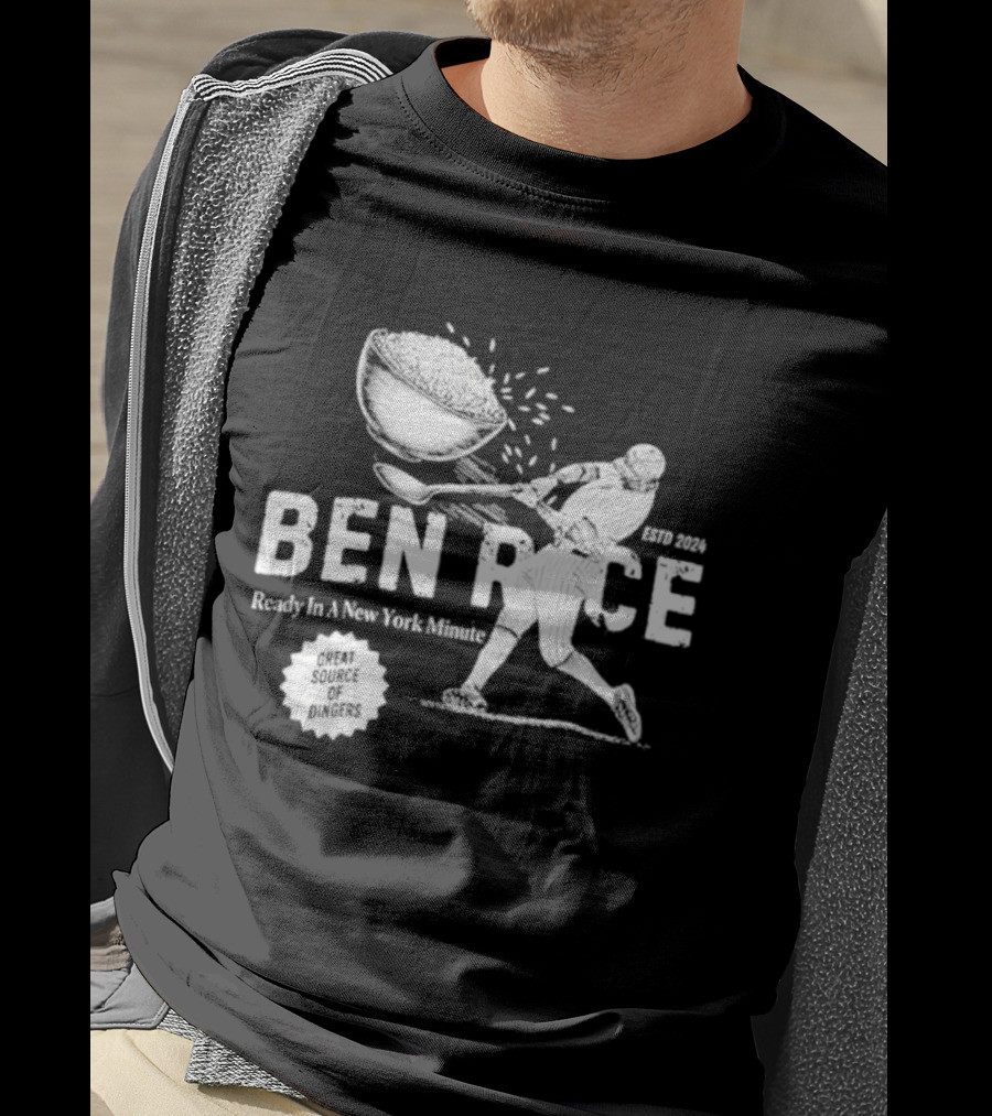Ben Rice Ready In A New York Minute Yankees Dingers T-Shirt