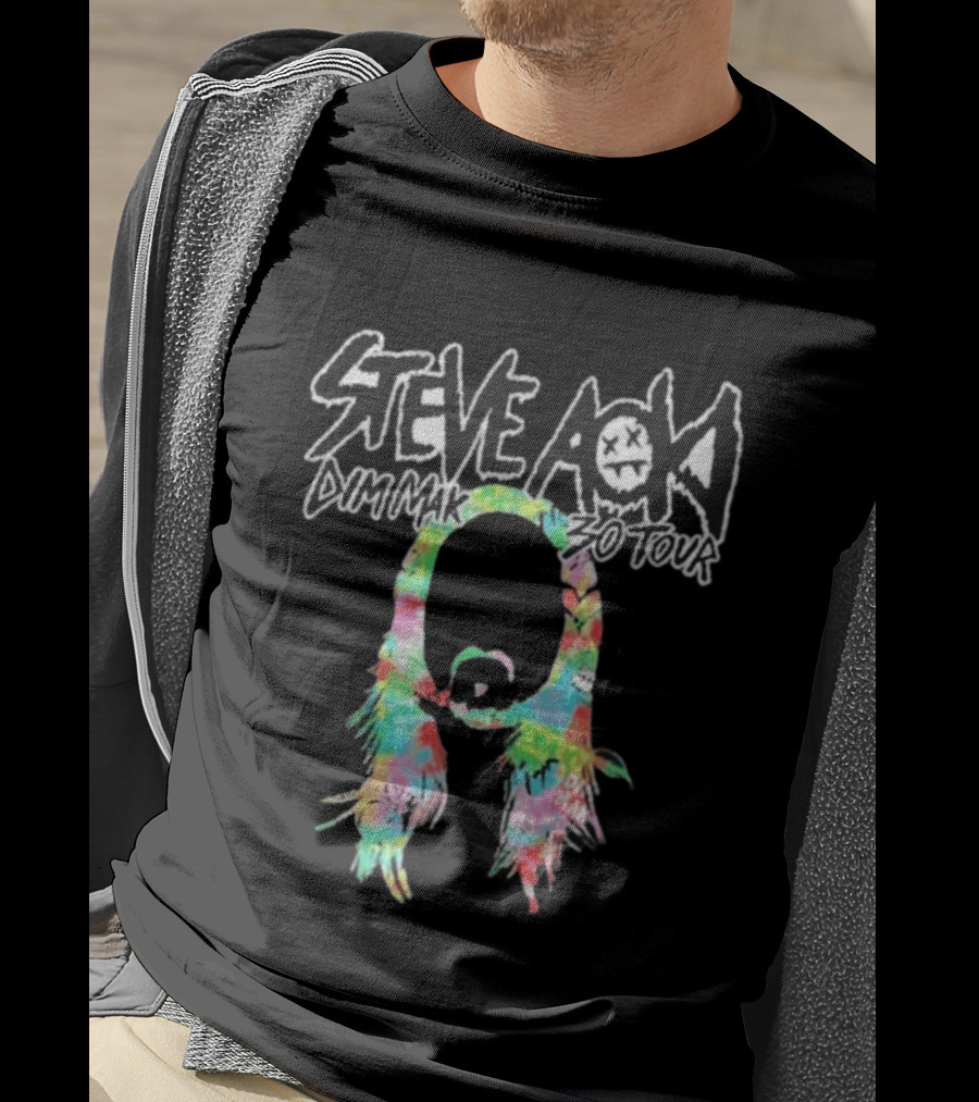 Steve Aoki Dim Mak 30 Tour Tie Dye Collection T-Shirt