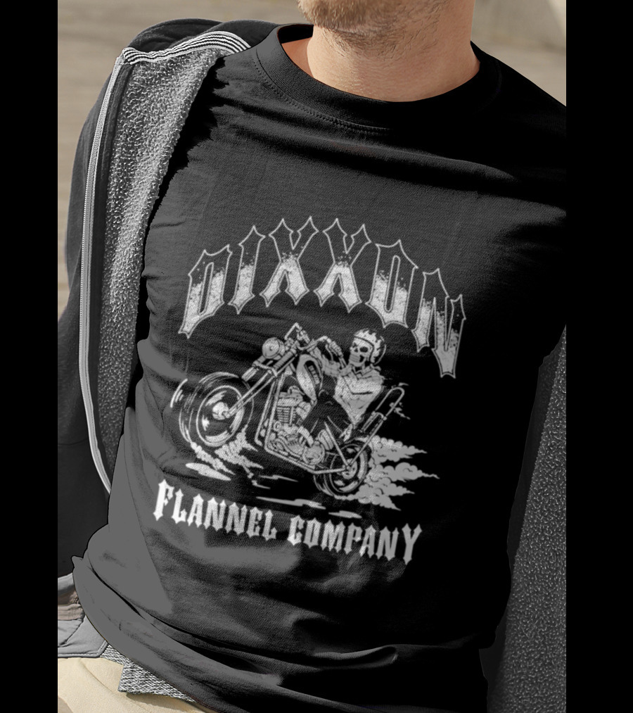 Dixxon Flannel Company Midnight Drifter Motorcycle Rider T-Shirt