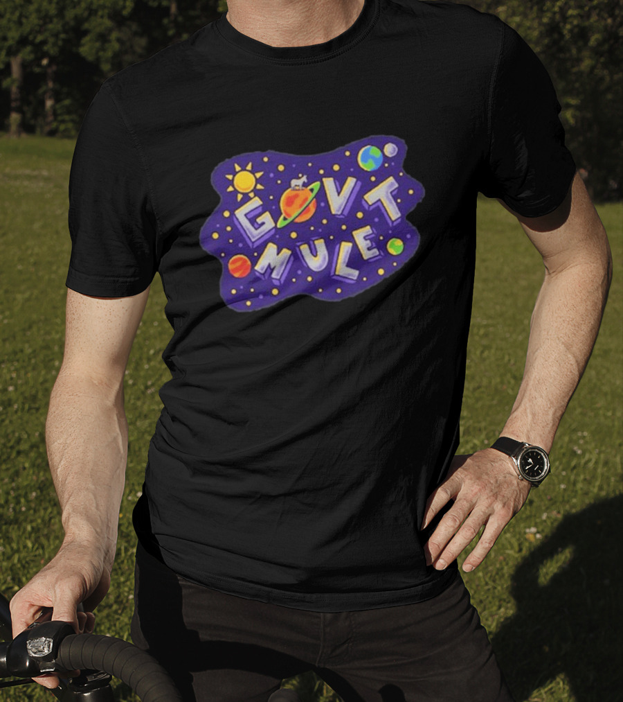 Gov't Mule Space Theme Spring Tour 2026 Solar System Planets T-Shirt