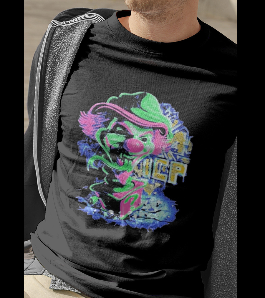 Insane Clown Posse ICP Jack In The Riddle Box Psychedelic Clown T-Shirt