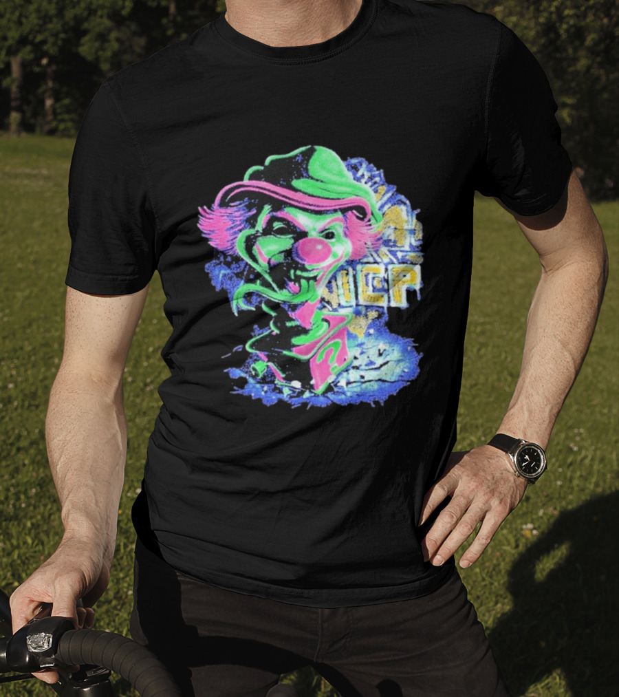 Insane Clown Posse ICP Jack In The Riddle Box Psychedelic Clown T-Shirt