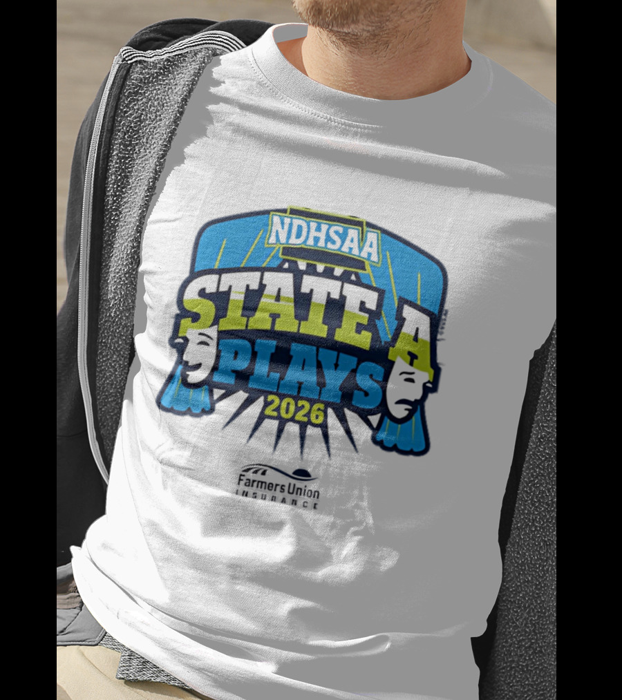 NDHSAA 2026 State A Plays Farmers Union Insurance T-Shirt